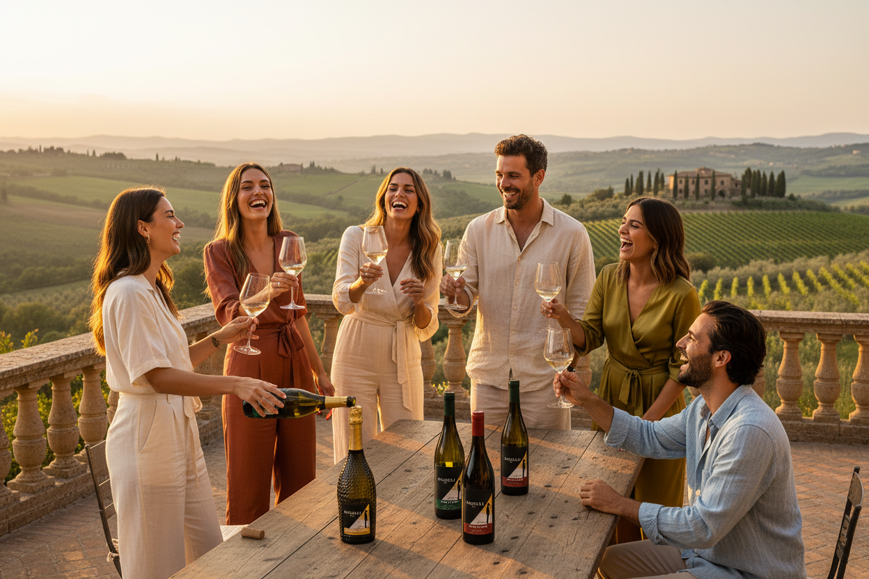 Friends Tuscany Lifestyle
