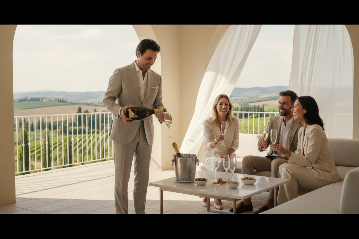 PROSECCO DOC - Andrea Bocelli lifestyle shot 1