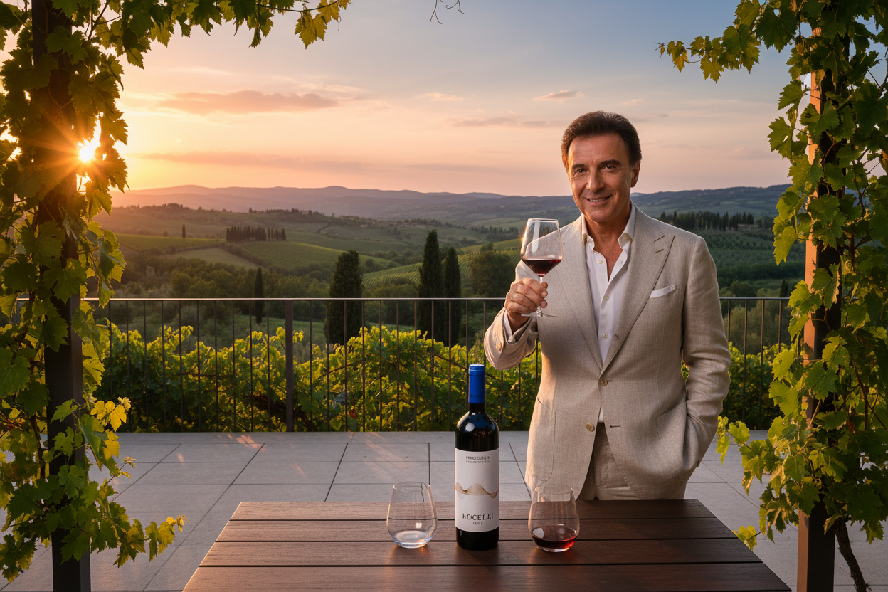 POGGIONCINO - Andrea Bocelli lifestyle shot 2