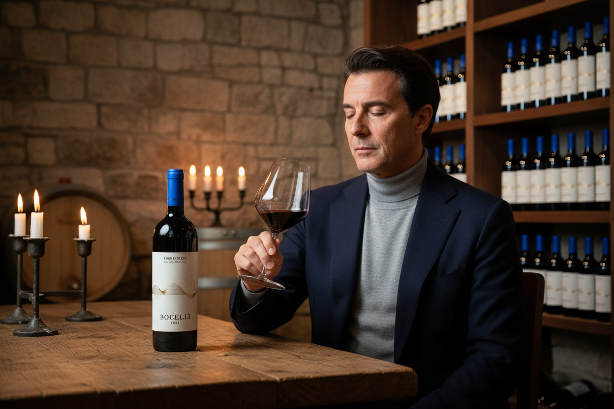 POGGIONCINO - Andrea Bocelli lifestyle shot 1