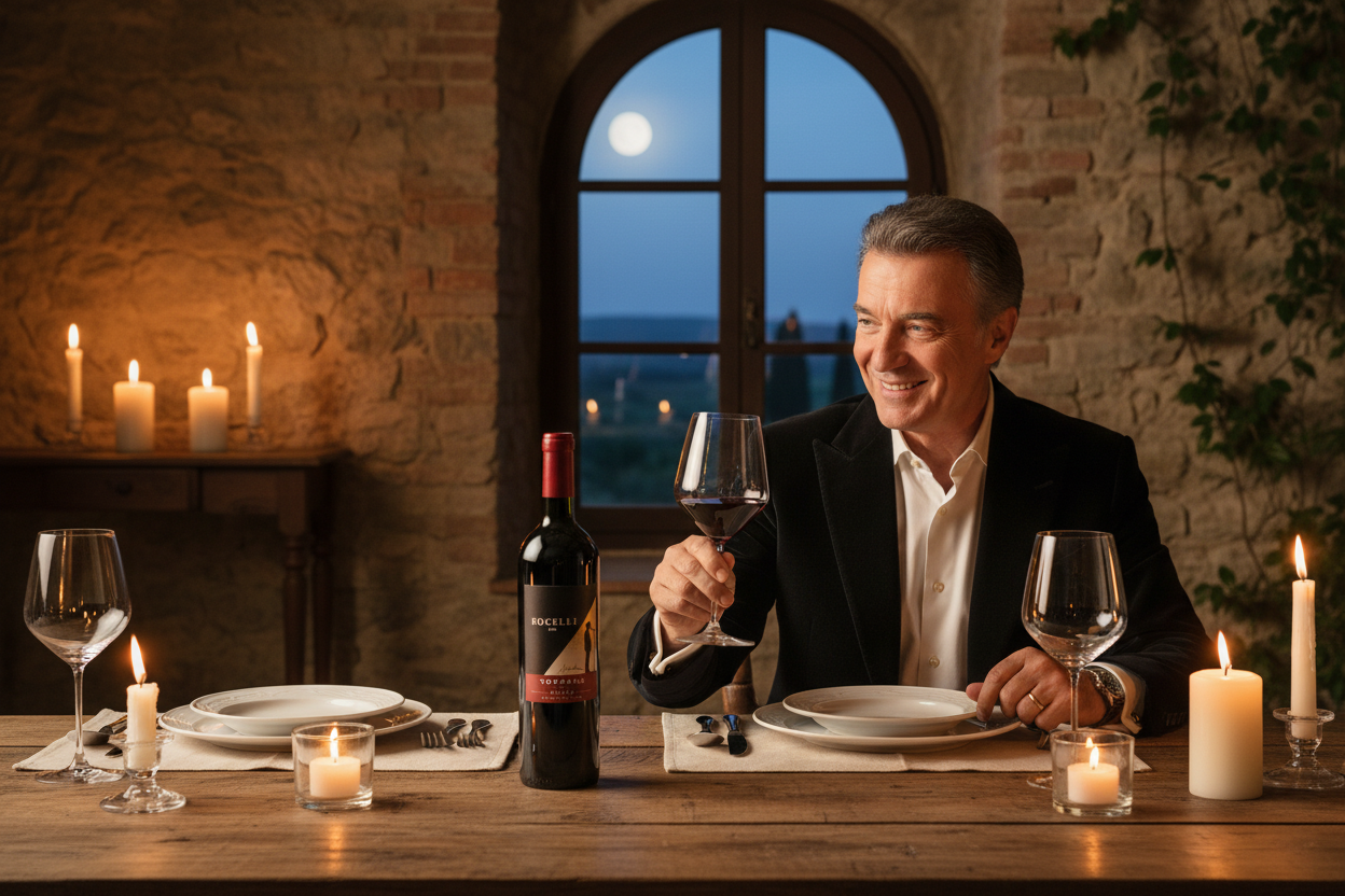 TOSCANA IGT Rosso - Andrea Bocelli lifestyle shot 1