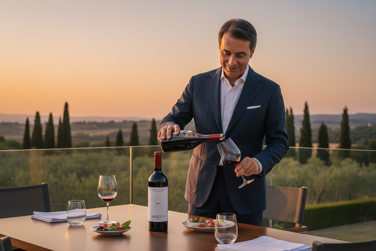 TERRE DI SANDRO - Andrea Bocelli lifestyle shot 1